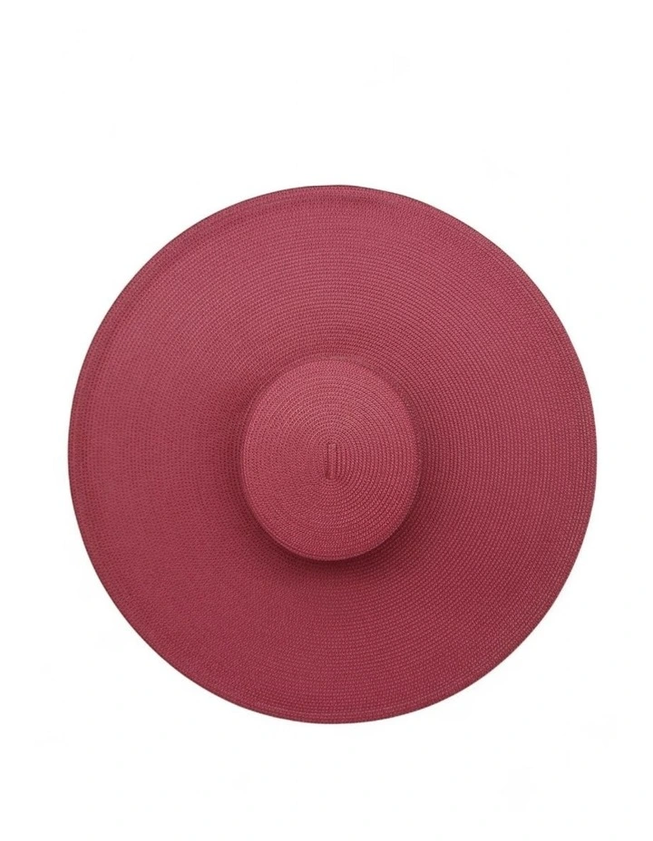Savannah Racewear Boater in Burgundy Red image 6
