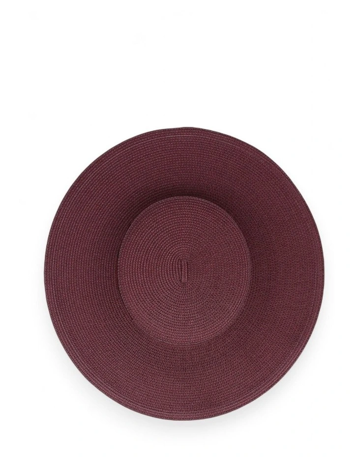 Macy Racewear Boater in Dark Cherry Red image 7