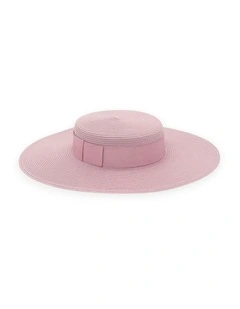 Macy Racewear Boater in Dusty Pink