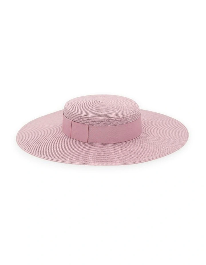 Macy Racewear Boater in Dusty Pink image 1