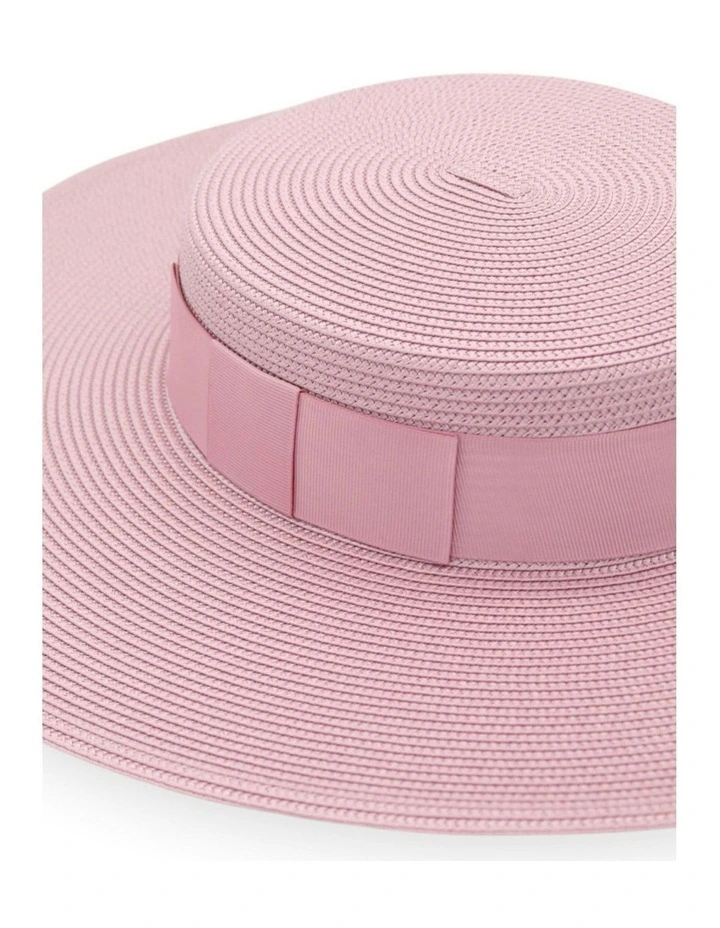 Macy Racewear Boater in Dusty Pink image 4