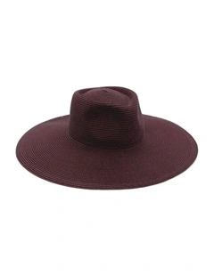 Aria Racewear Fedora in Burgundy Red