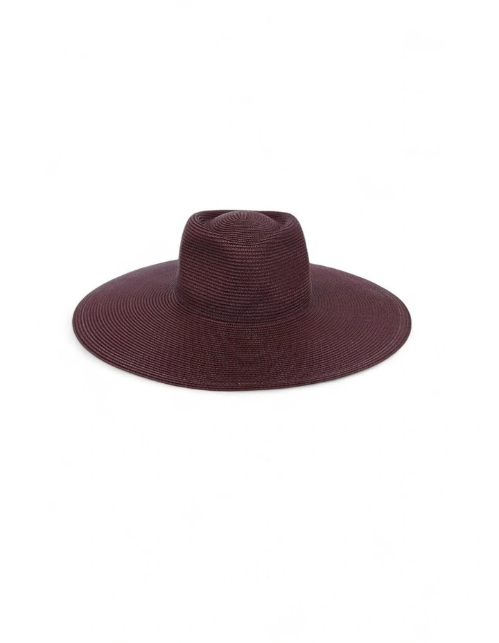 Aria Racewear Fedora in Burgundy Red image 2