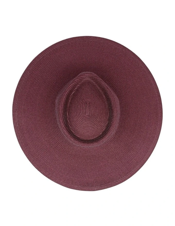Aria Racewear Fedora in Burgundy Red image 3