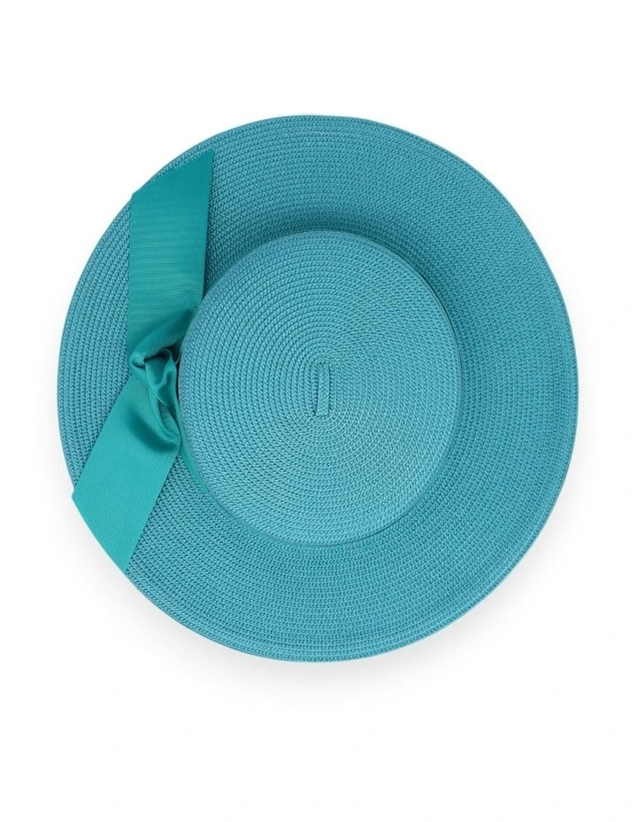 Clarke Racewear Boater in Teal Blue image 5