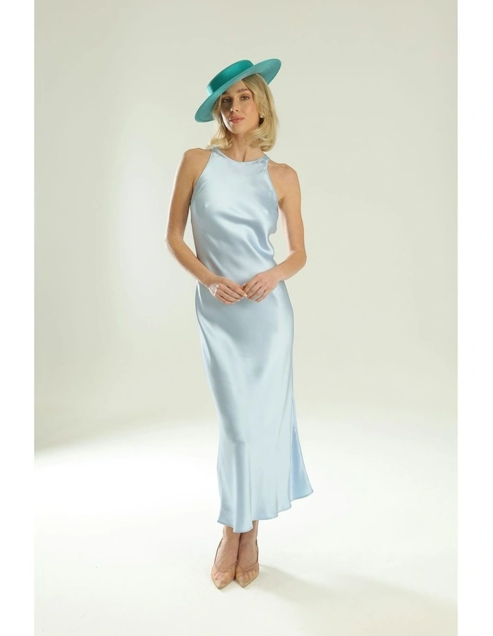 Clarke Racewear Boater in Teal Blue image 6