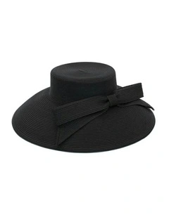 Jess Racewear Droop Hat in Black