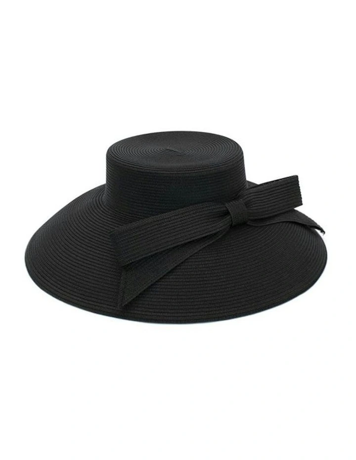 Jess Racewear Droop Hat in Black image 1
