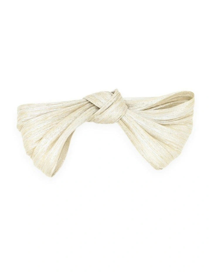 Petra Bow in Beige image 1