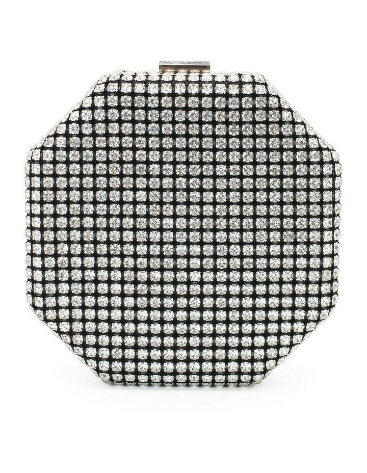 Zola Clutch in Silver image 3