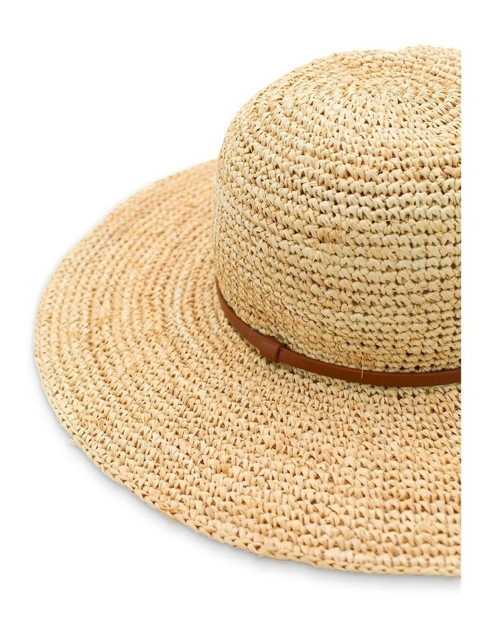 Rosalie Floppy Hat in Brown image 2
