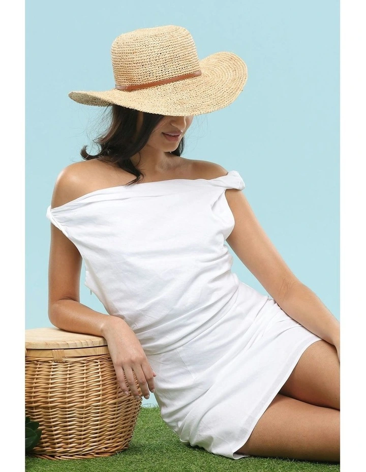 Rosalie Floppy Hat in Brown image 4