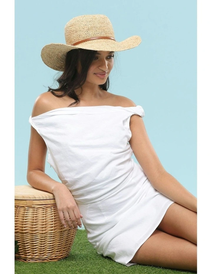 Rosalie Floppy Hat in Brown image 5