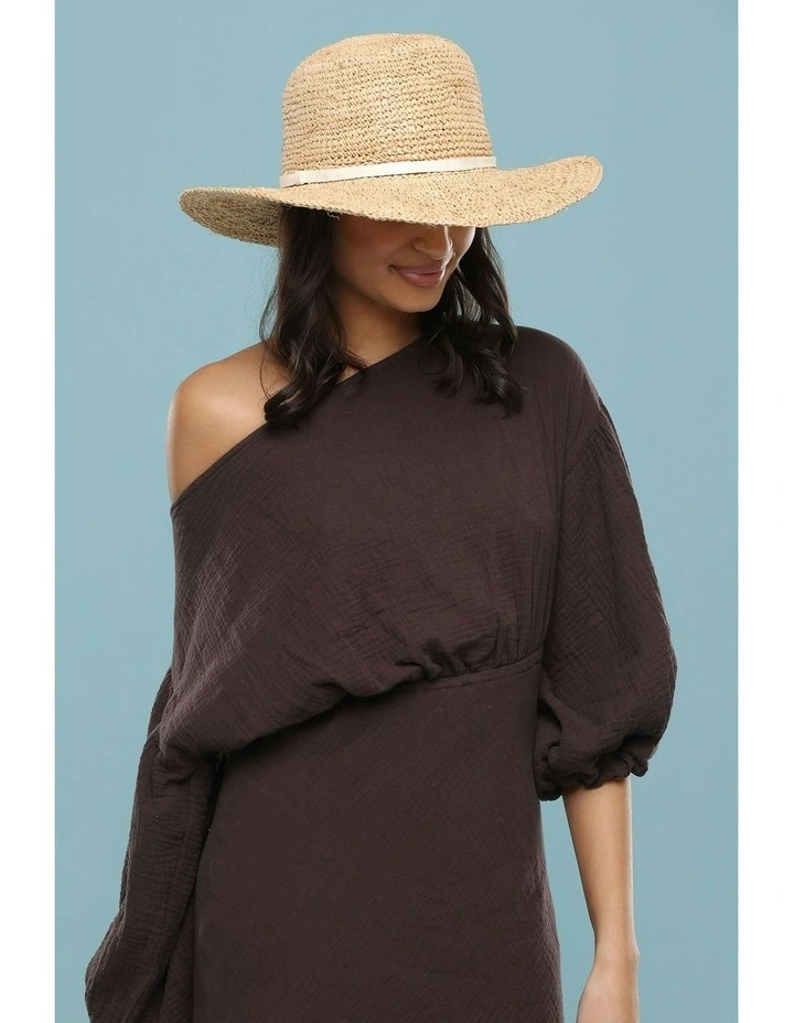 Rosalie Floppy Hat in Cream image 5