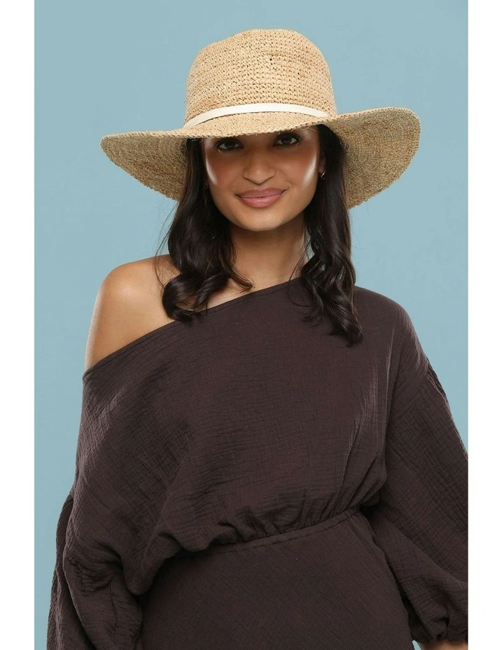 Rosalie Floppy Hat in Cream image 6