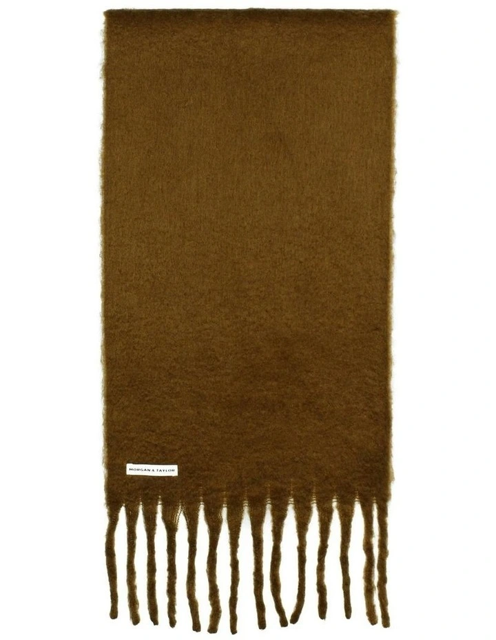 Cosette Chunky Two-Toned Scarf in Brown image 3