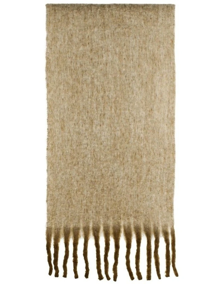 Cosette Chunky Two-Toned Scarf in Brown image 4