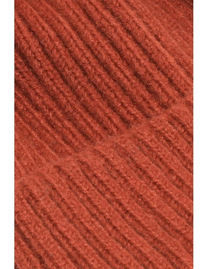 Lula Beanie in Brick image 4
