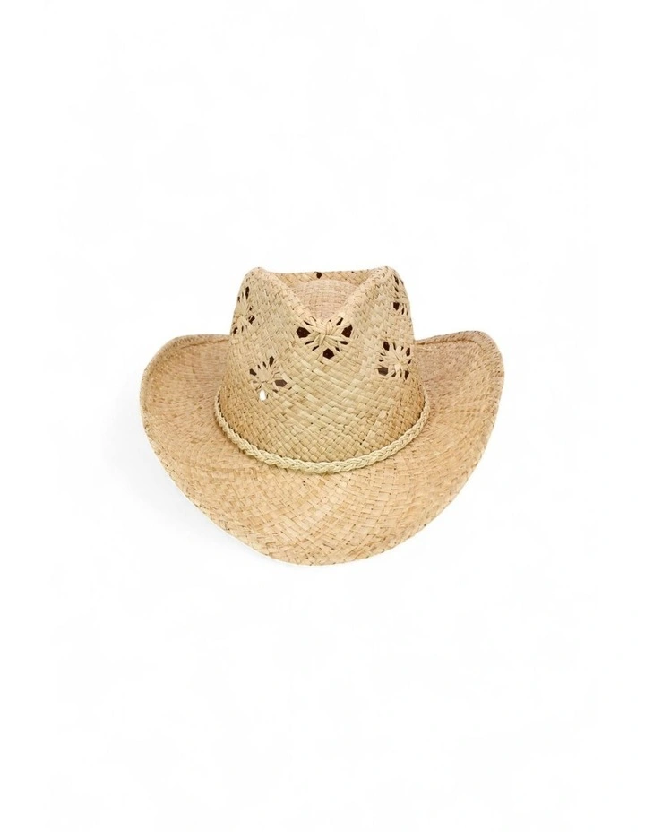 Morgan Cowboy Fedora in Natural image 3