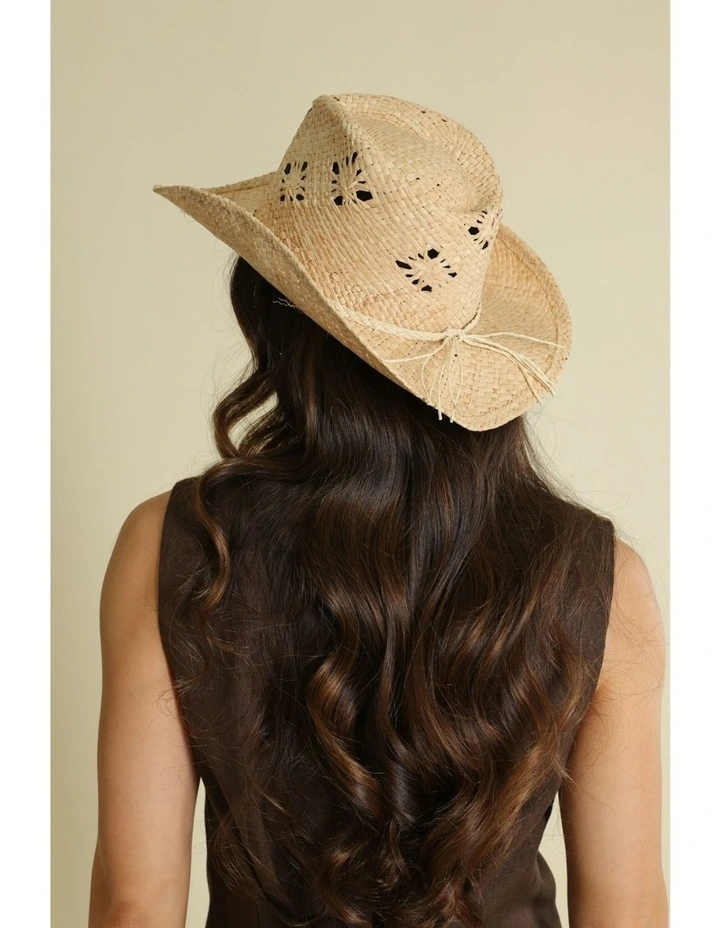 Morgan Cowboy Fedora in Natural image 6