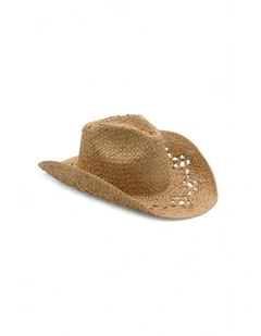 Echo Cowboy Fedora in Hazel Brown