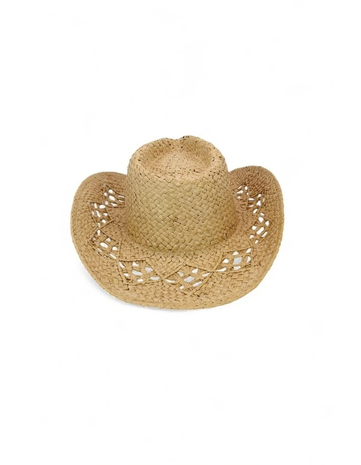 Echo Cowboy Fedora in Hazel Brown image 3