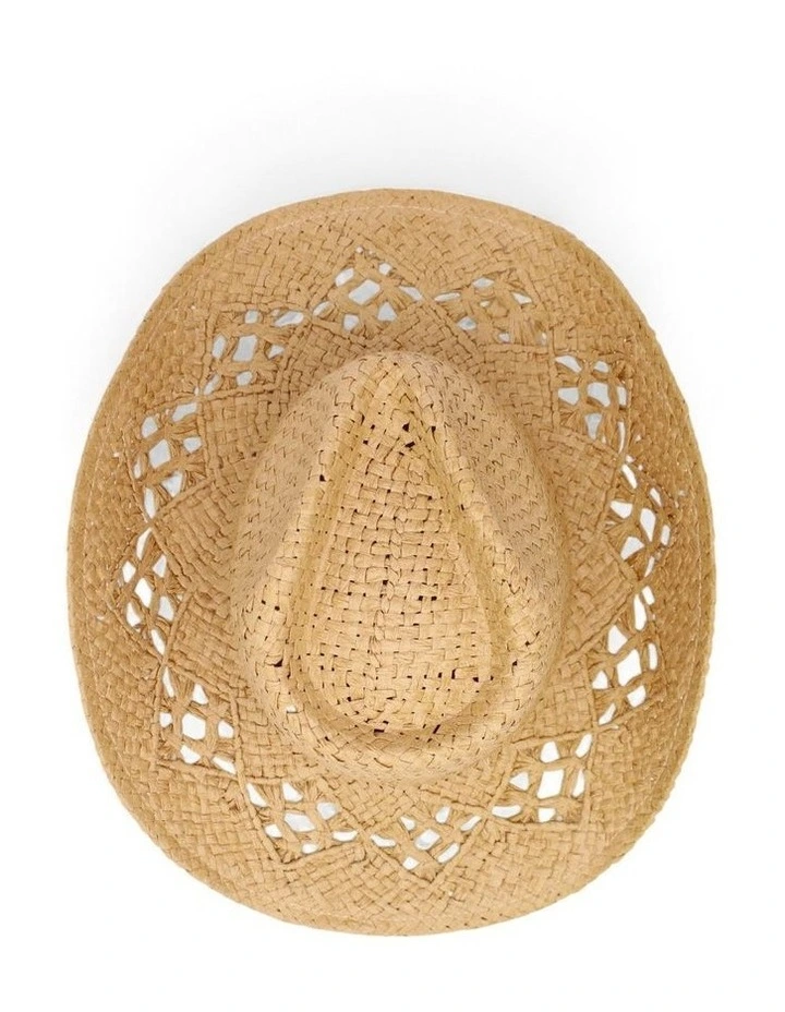 Echo Cowboy Fedora in Hazel Brown image 5