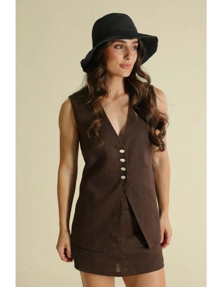 Kaira Bucket Hat in Black image 1