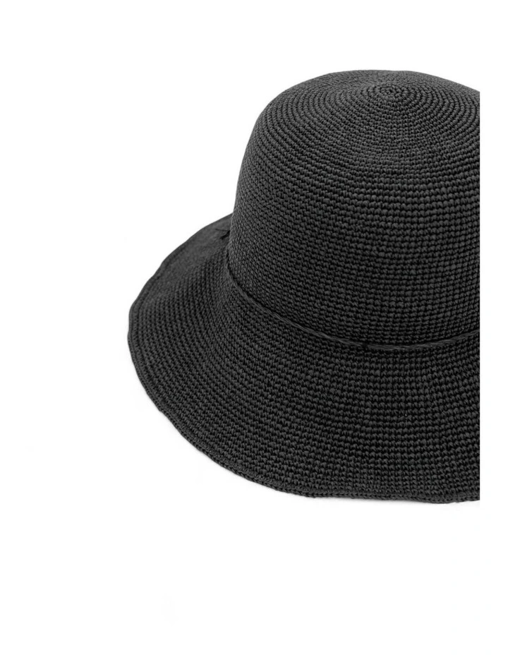 Kaira Bucket Hat in Black image 5