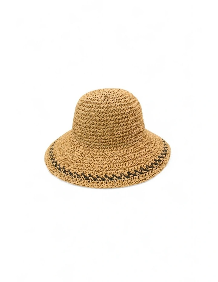 Maeve Bucket Hat in Tan image 3