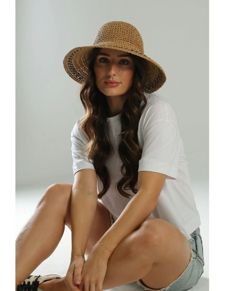 Maeve Bucket Hat in Tan image 4