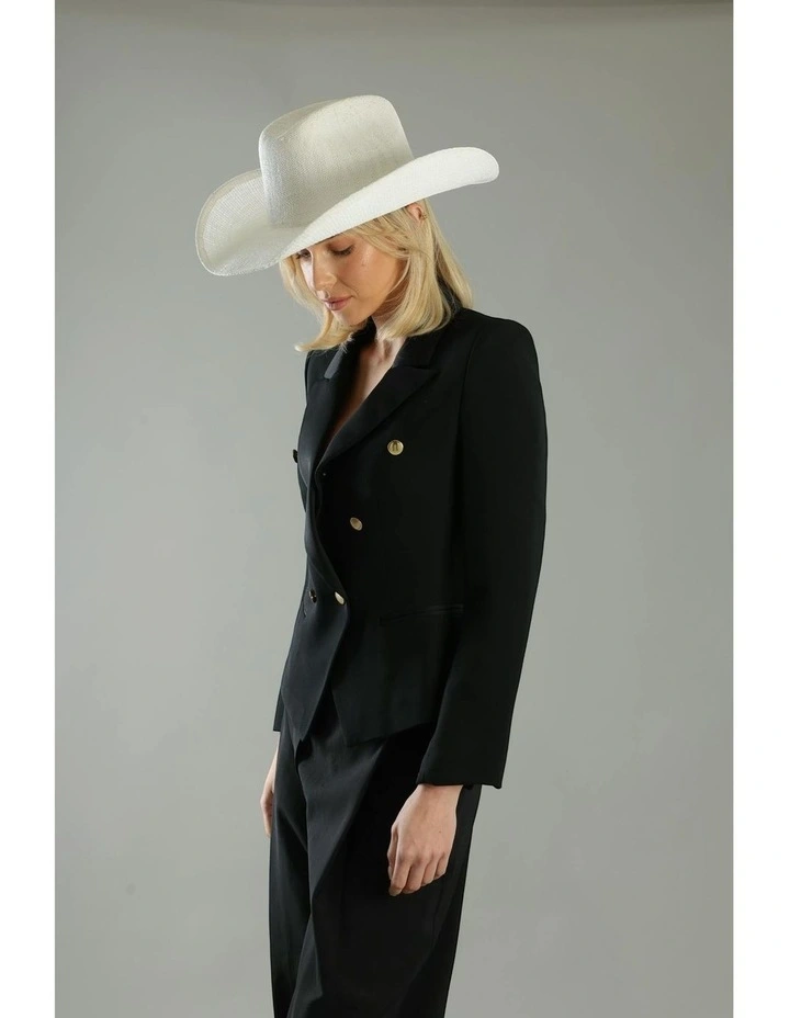 Addison Racewear Fedora in White image 3