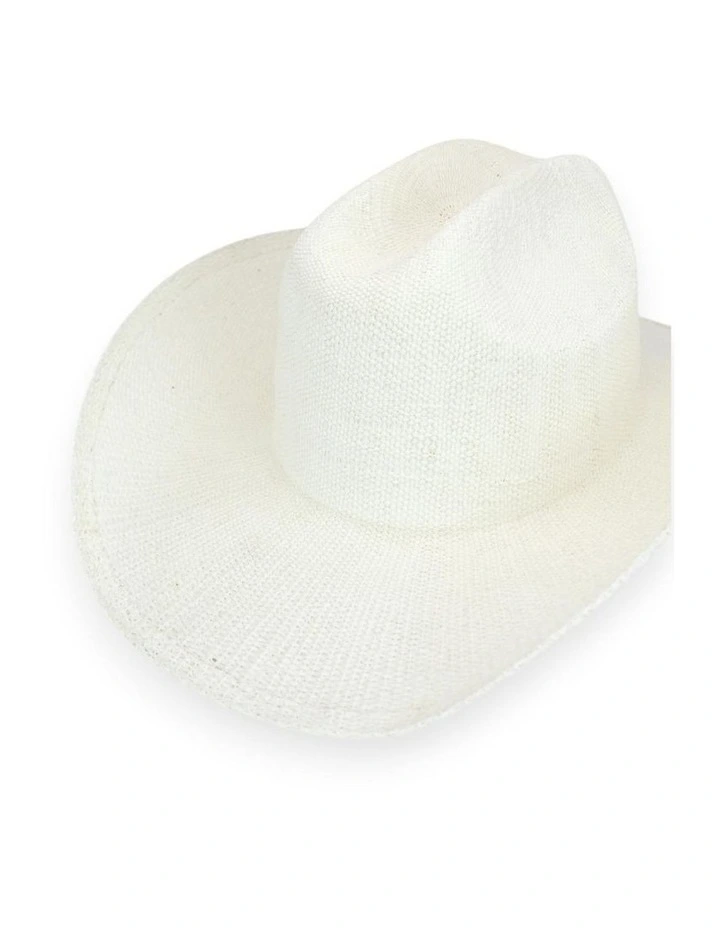 Addison Racewear Fedora in White image 6
