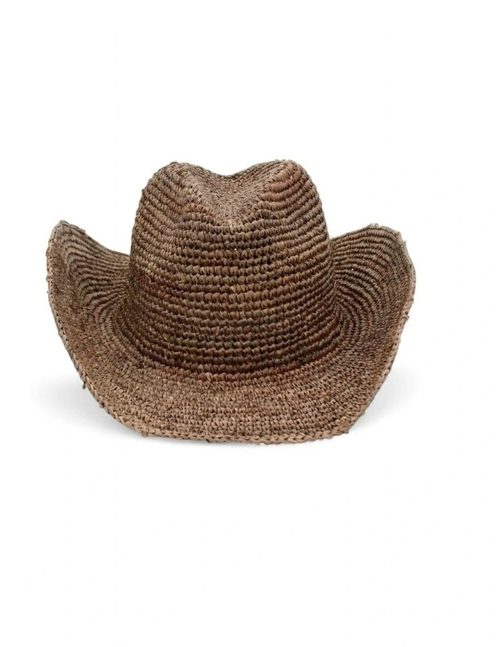 Rowyn Relaxed Cowboy Fedora in Brown image 2