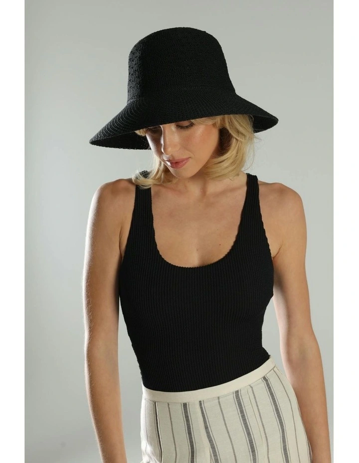 Koa Bucket Hat in Black image 3