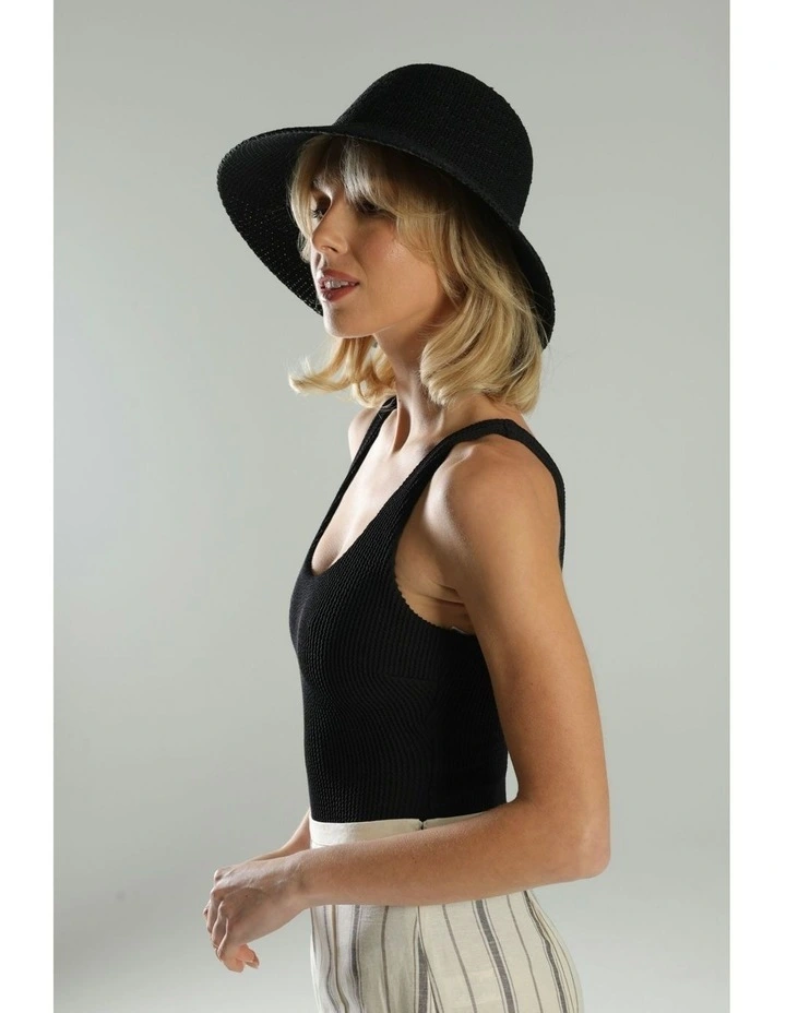 Koa Bucket Hat in Black image 4