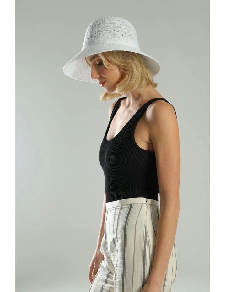 Koa Bucket Hat in White image 2