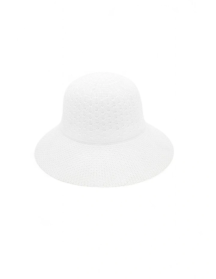 Koa Bucket Hat in White image 3