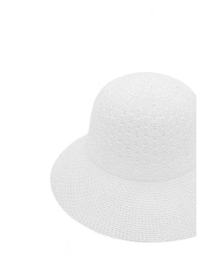 Koa Bucket Hat in White image 4