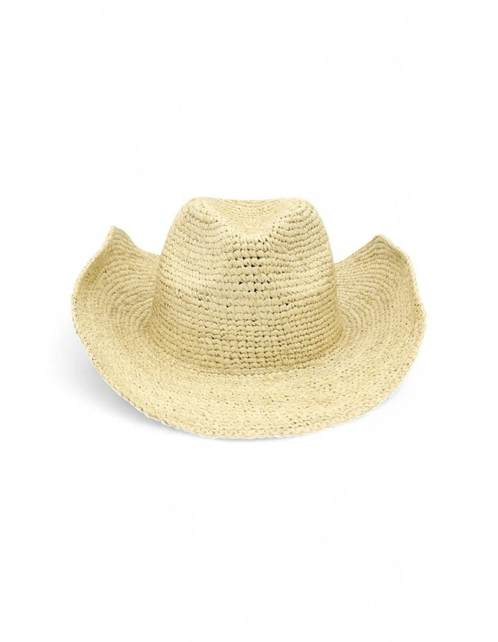 Rowyn Relaxed Cowboy Fedora in Natural image 3