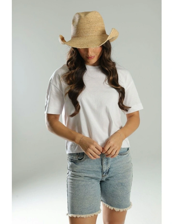 Rowyn Relaxed Cowboy Fedora in Natural image 6