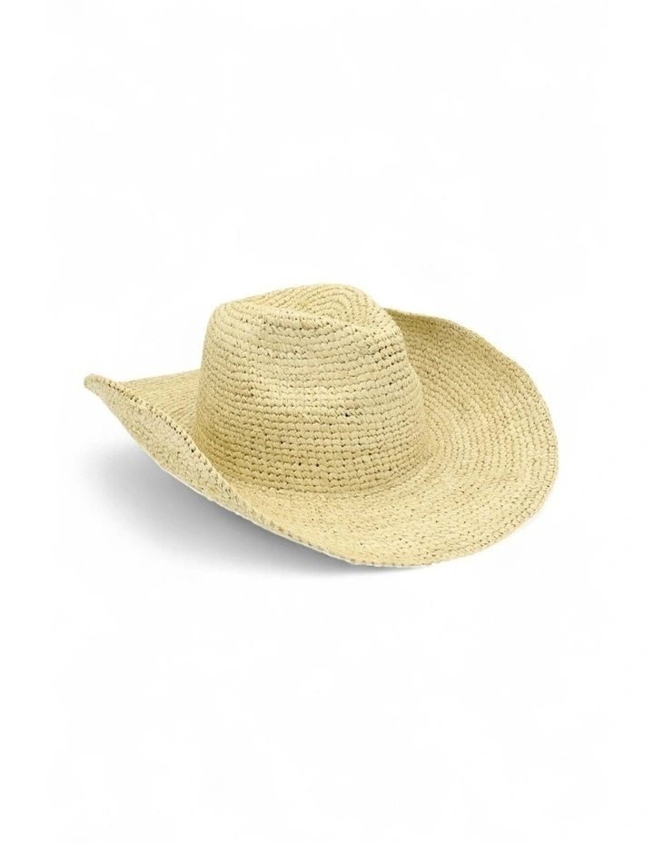 Rowyn Relaxed Cowboy Fedora in Natural image 7