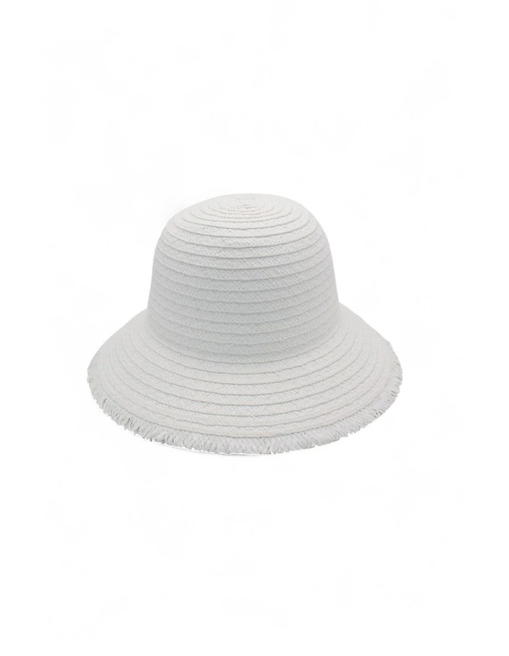 Elia Bucket Hat in White image 3