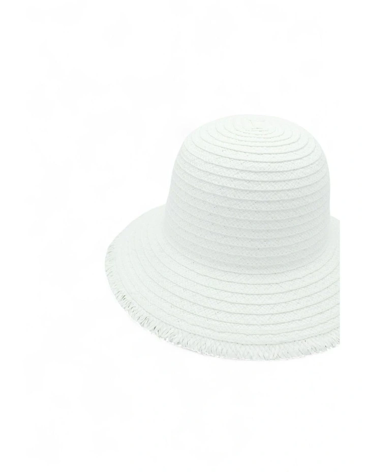 Elia Bucket Hat in White image 4