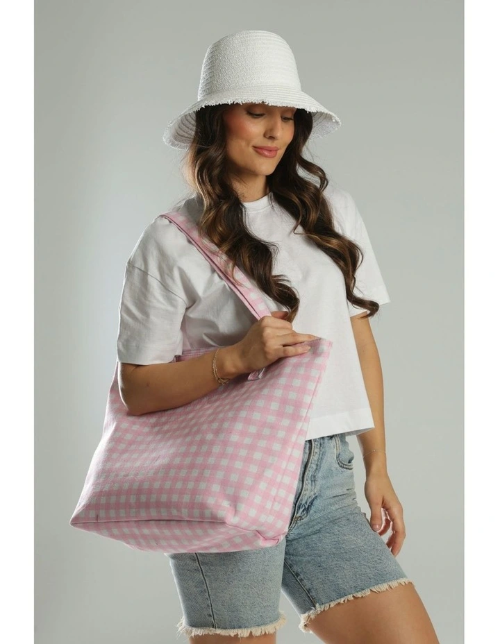 Elia Bucket Hat in White image 5