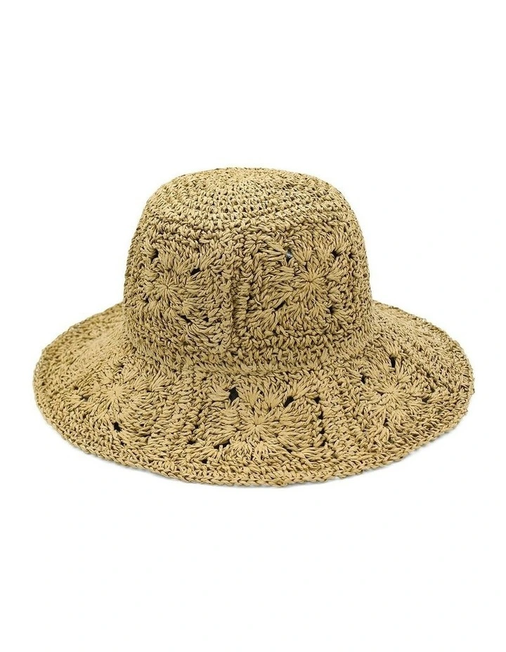 Nyra Bucket Hat in Tan image 1
