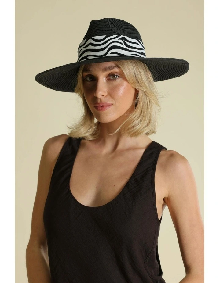 Archer Short-Back Fedora in Black image 2