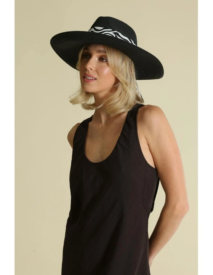 Archer Short-Back Fedora in Black image 6