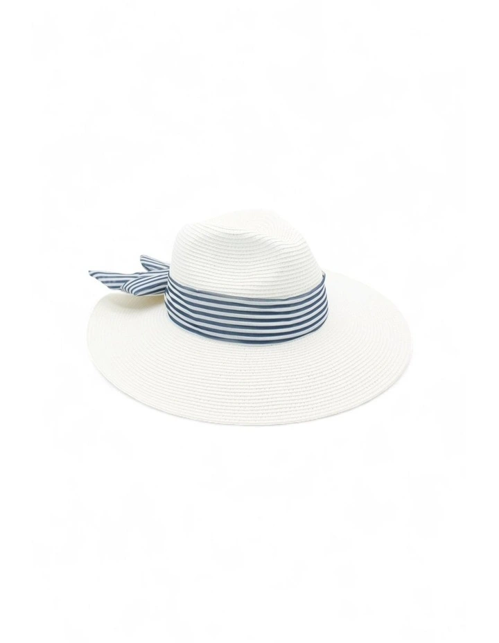 Archer Short-Back Fedora in White image 3