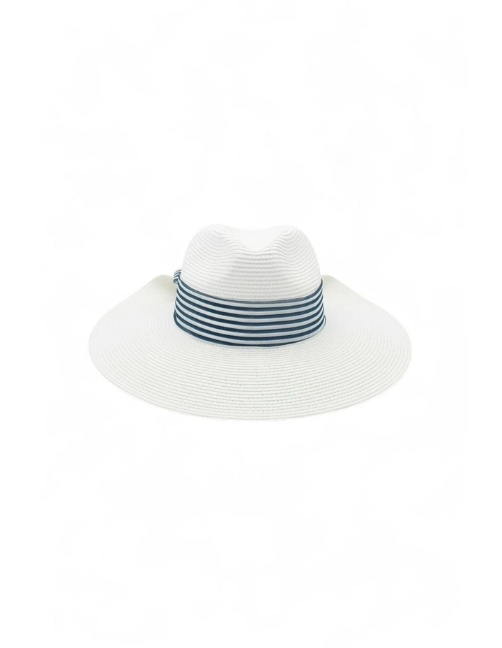 Archer Short-Back Fedora in White image 5